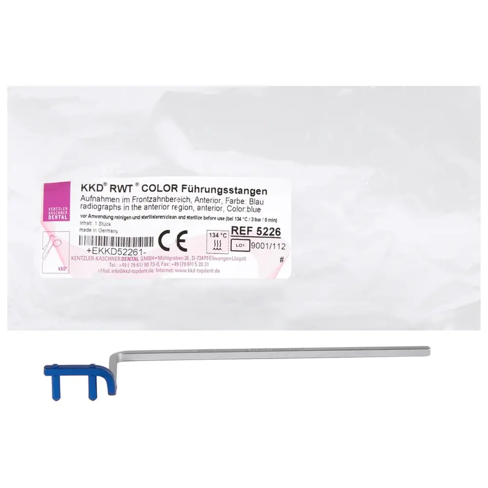 Kentzler-Kaschner RWT® Führungsstangen - Stück blau, für Anterior Kentzler-Kaschner RWT® Führungsstangen - Stück blau, für Anterior