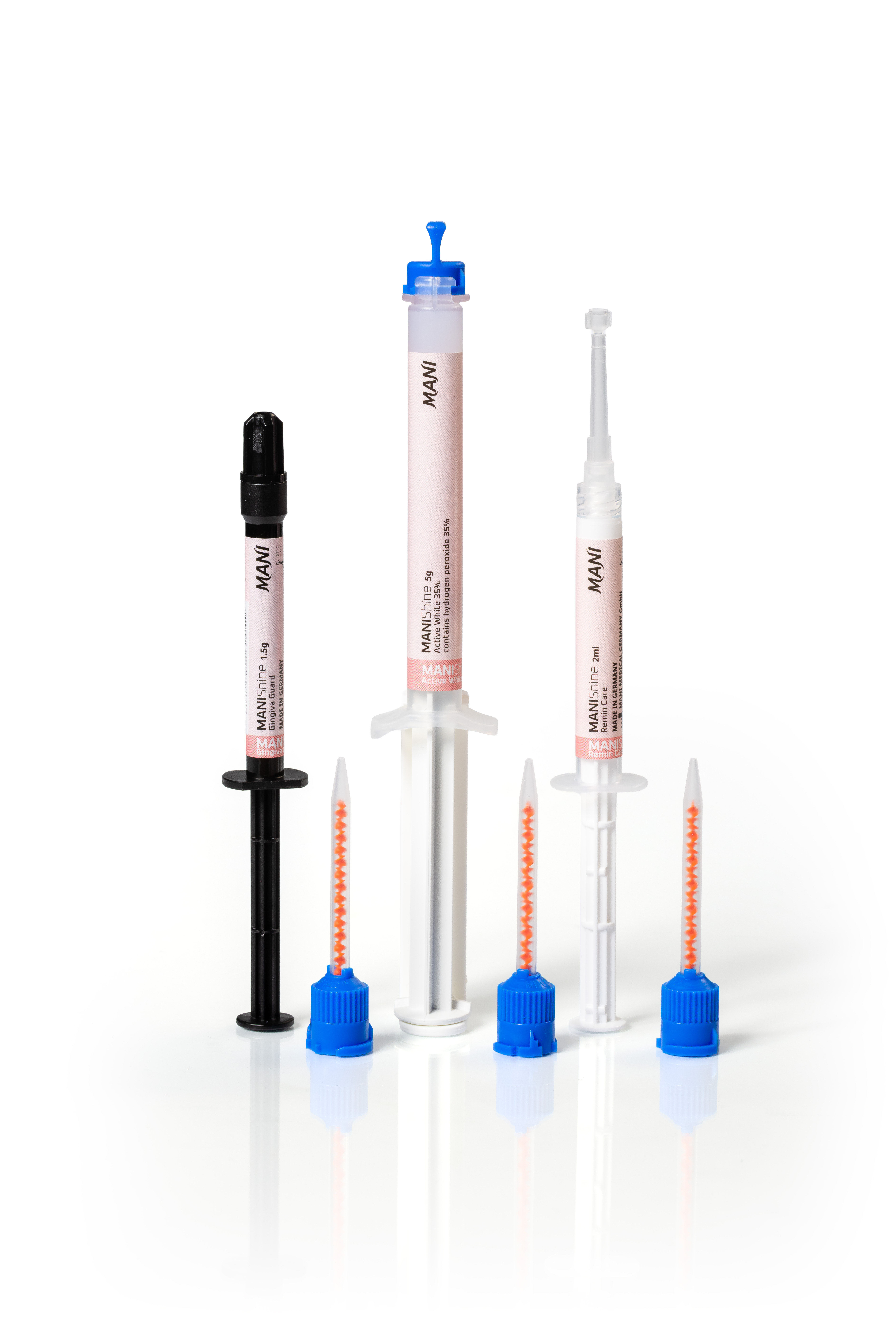MANI ManiShine Whitening Set 35% Bleichgel Gingiva-Protector