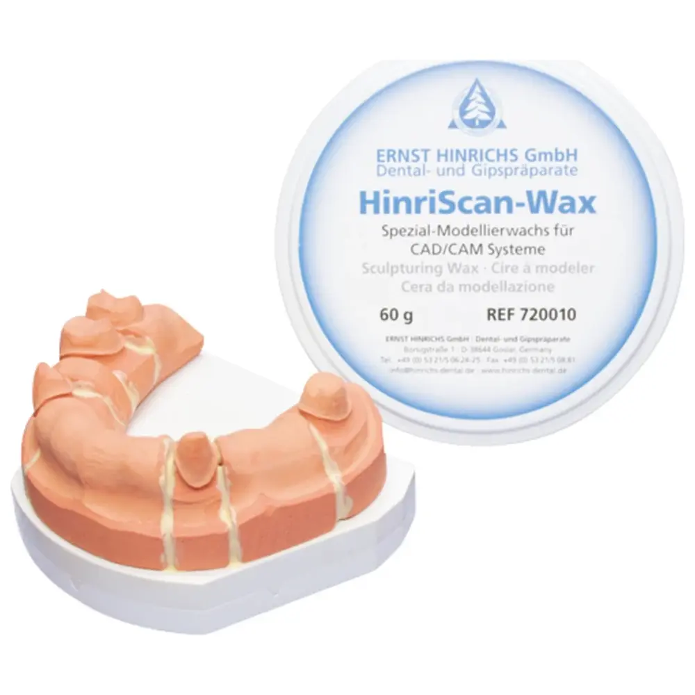 ERNST HINRICHS HinriScan-Wax - Dose 60 g Wachs elfenbein