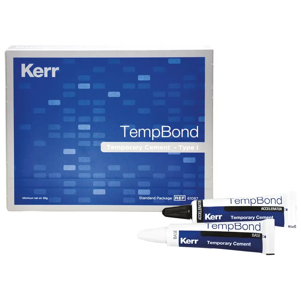 Kerr TempBond™ Original - Standardpackung 50 g Basismaterial, 15 g Katalysator, 1 Mischblock