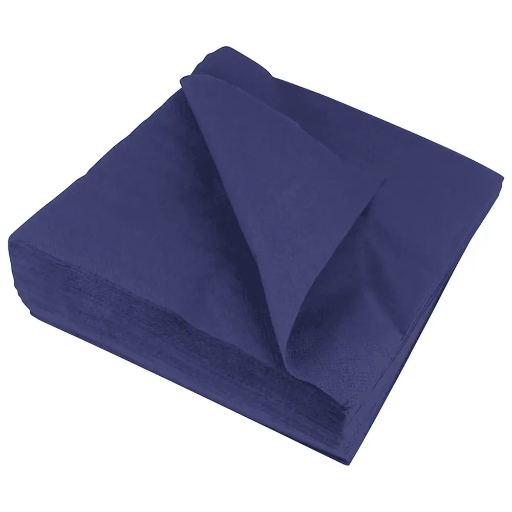 Euronda Monoart Zelltuchservietten - Karton 20 x 50 Stück blau, 2-lagig, 40 x 40 cm