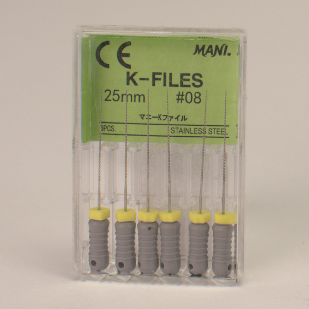 K-Feilen Mani 25mm Gr.008 6St