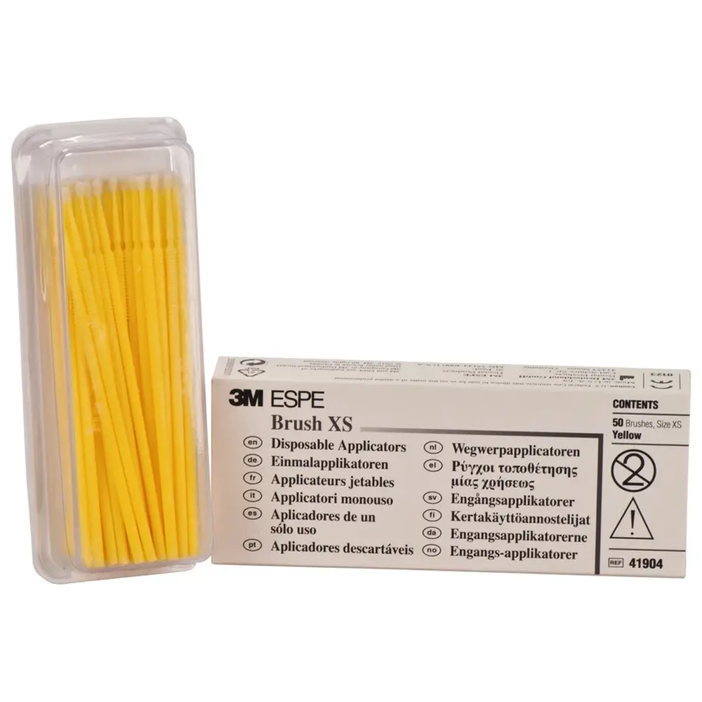 Solventum Dental Solutions Adper™ Prompt Applikatoren - Packung 50 Stück gelb, XS fein