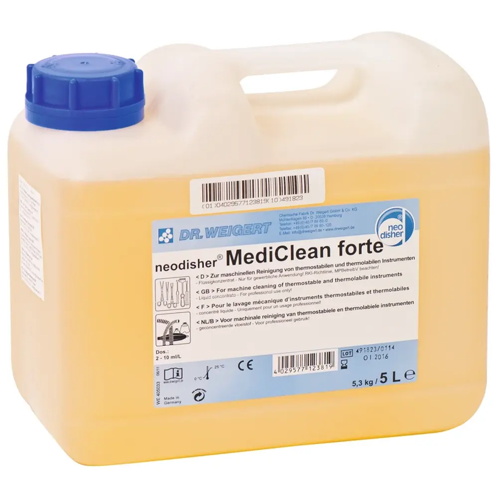 Dr. Weigert neodisher® MediClean forte - Kanister 5 Liter Dr. Weigert neodisher® MediClean forte - Kanister 5 Liter