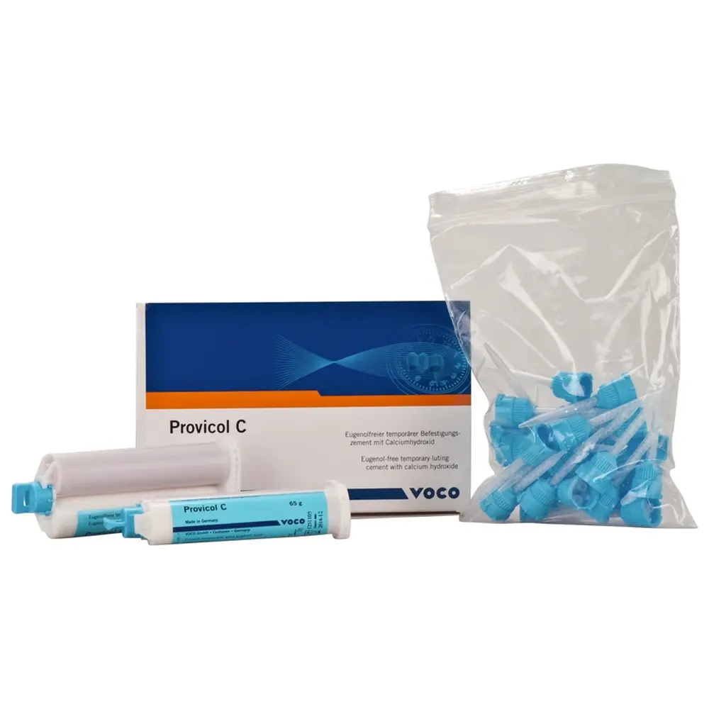 VOCO Provicol C - Packung 2 x 65 g Doppelkartusche, Zubehör