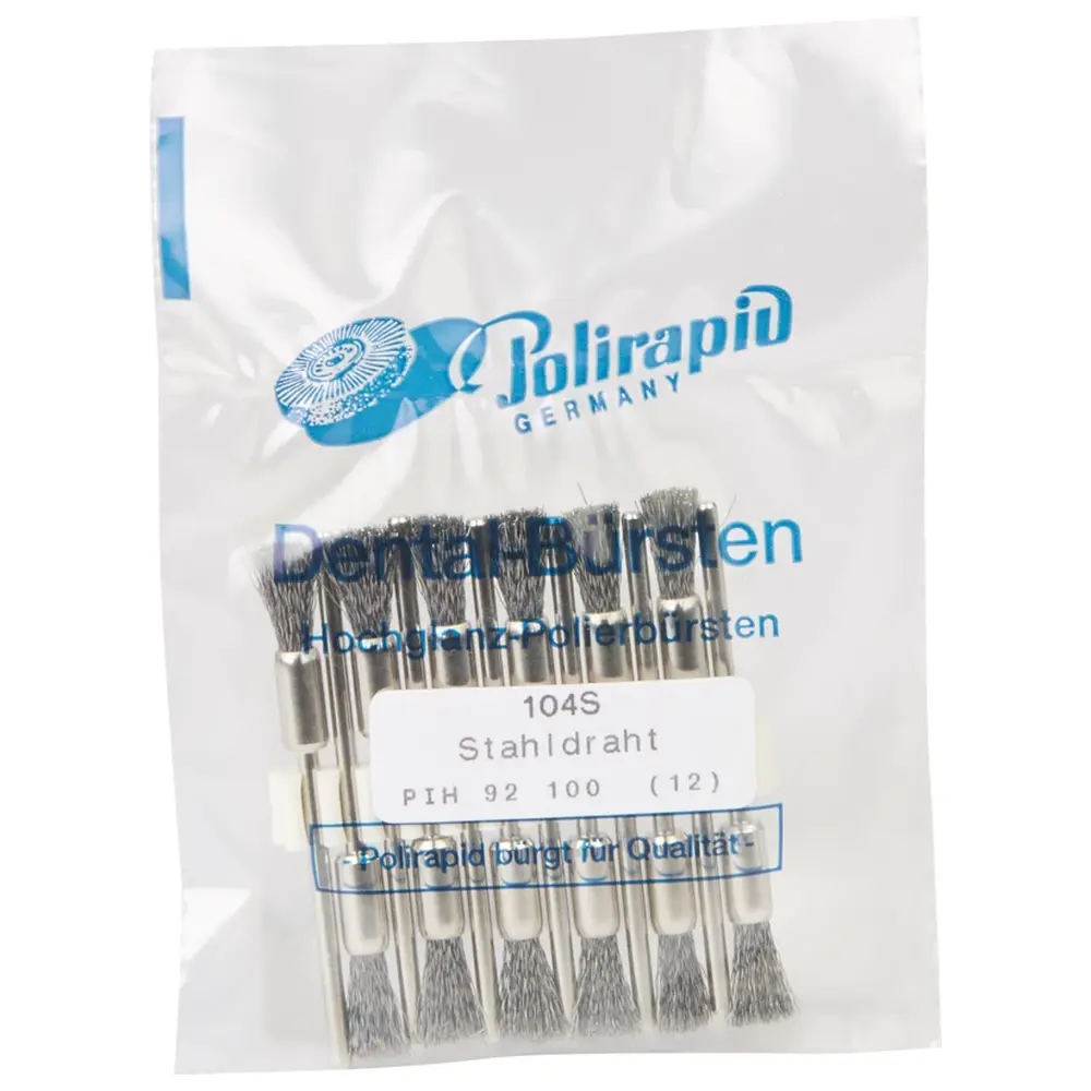 Polirapid Dr. Montemerlo GmbH & Co. KG Pinsel m.HP 104s H Stahldraht Pa 12