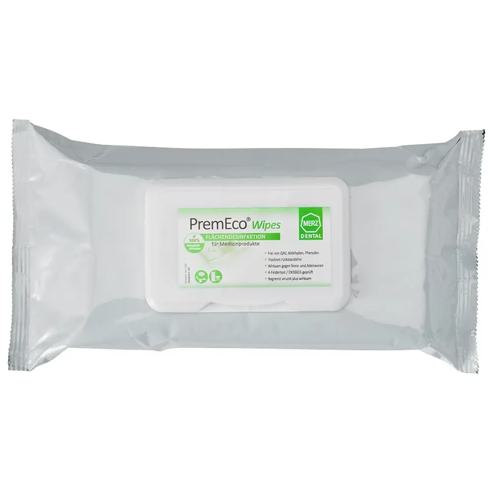 Merz Dental PremEco® Wipes - Packung 80 Stück 20 x 20 cm