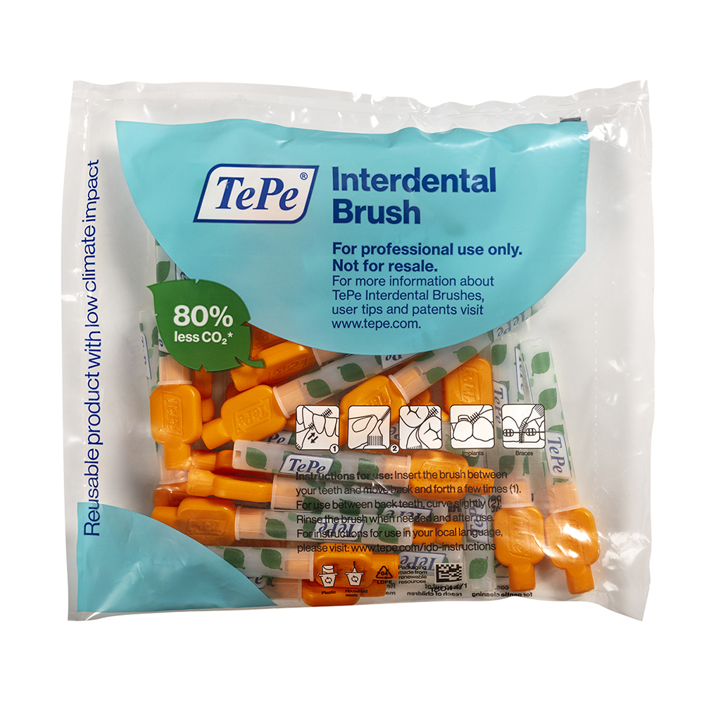 Interd.Bürsten 0,45mm orange 25St