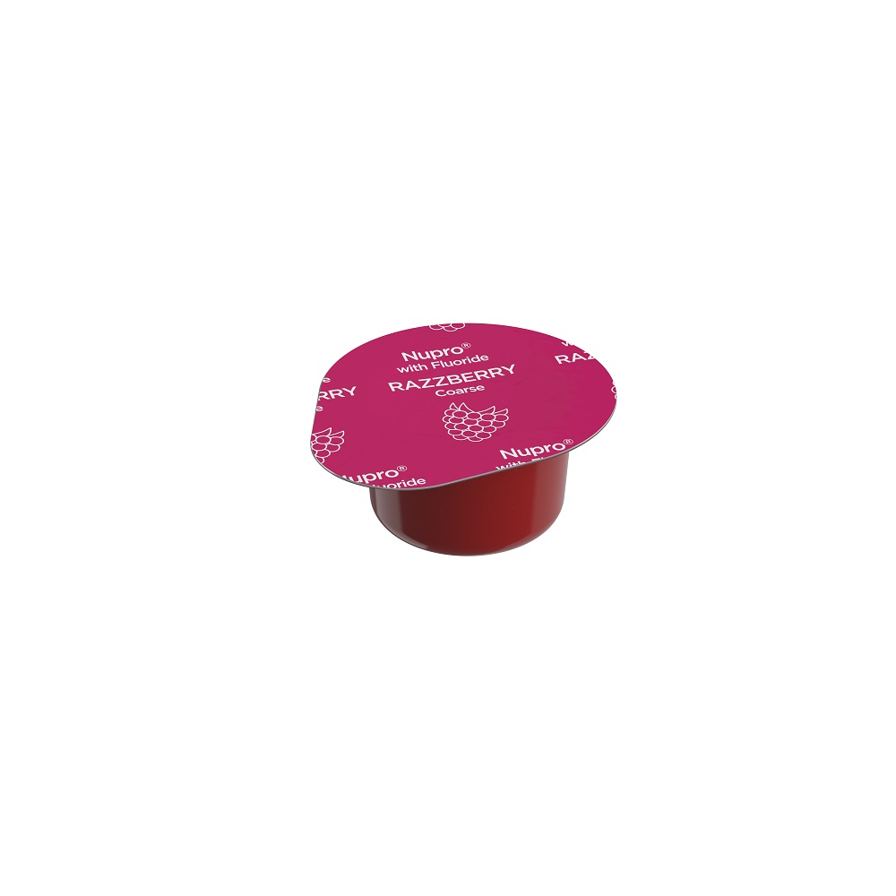 Nupro Razzb. med.. m.Fluorid 200x2g Cups