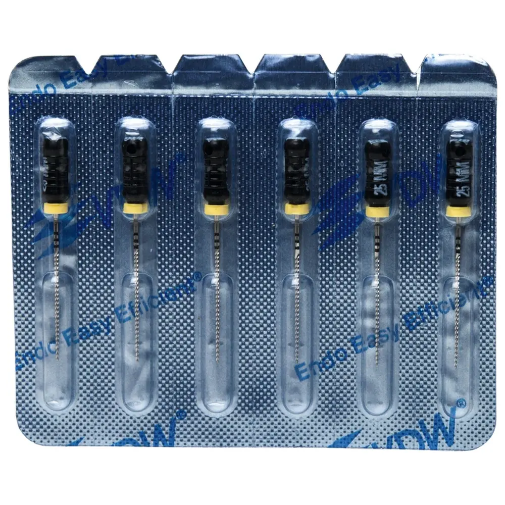 VDW STERILE K-Feilen - Blisterpackung 6 Stück 25 mm ISO 040