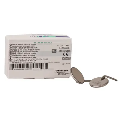 12386.0_Mundspiegel_Rhodium_D24mm_DA037R_Pa_12 Aesculap AG Mundspiegel Rhodium D24mm DA037R Pa 12
