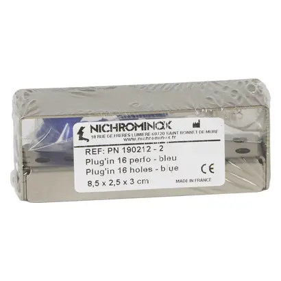 Nichrominox Plug In blau H30 f.16 Instrumente Bohrerständer St