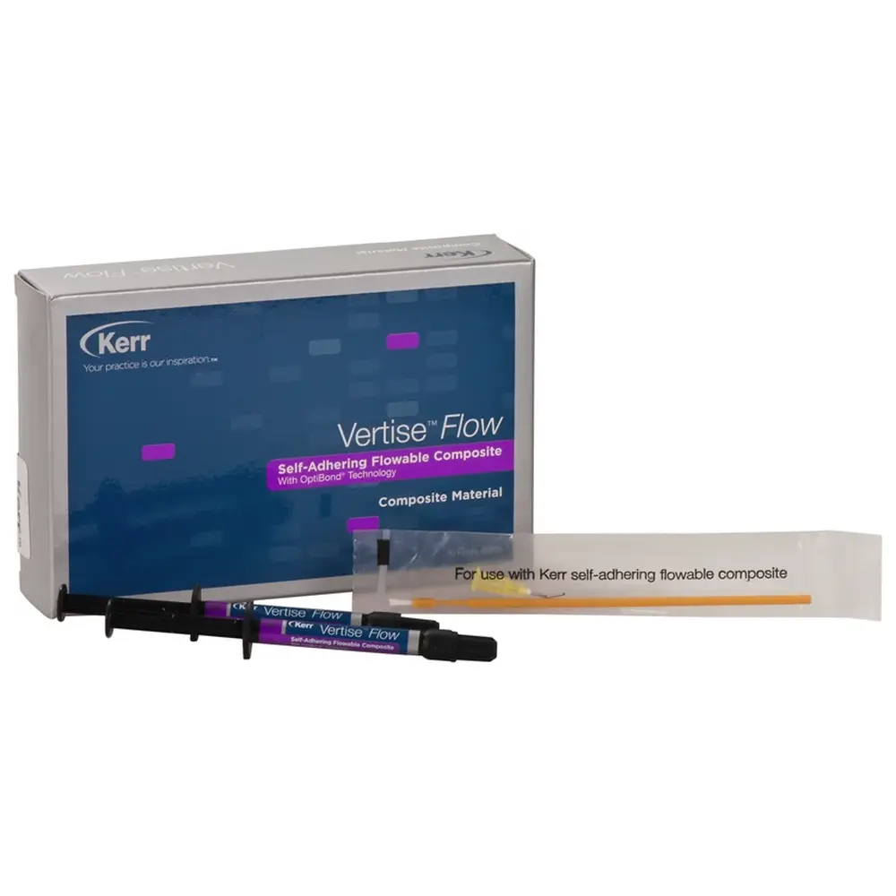 Kerr Vertise™ Flow - Packung 2 x 2 g Spritze universal opak, 20 Pinn-Point Applikatoren, 20 Flow-Spritzenaufsätzen