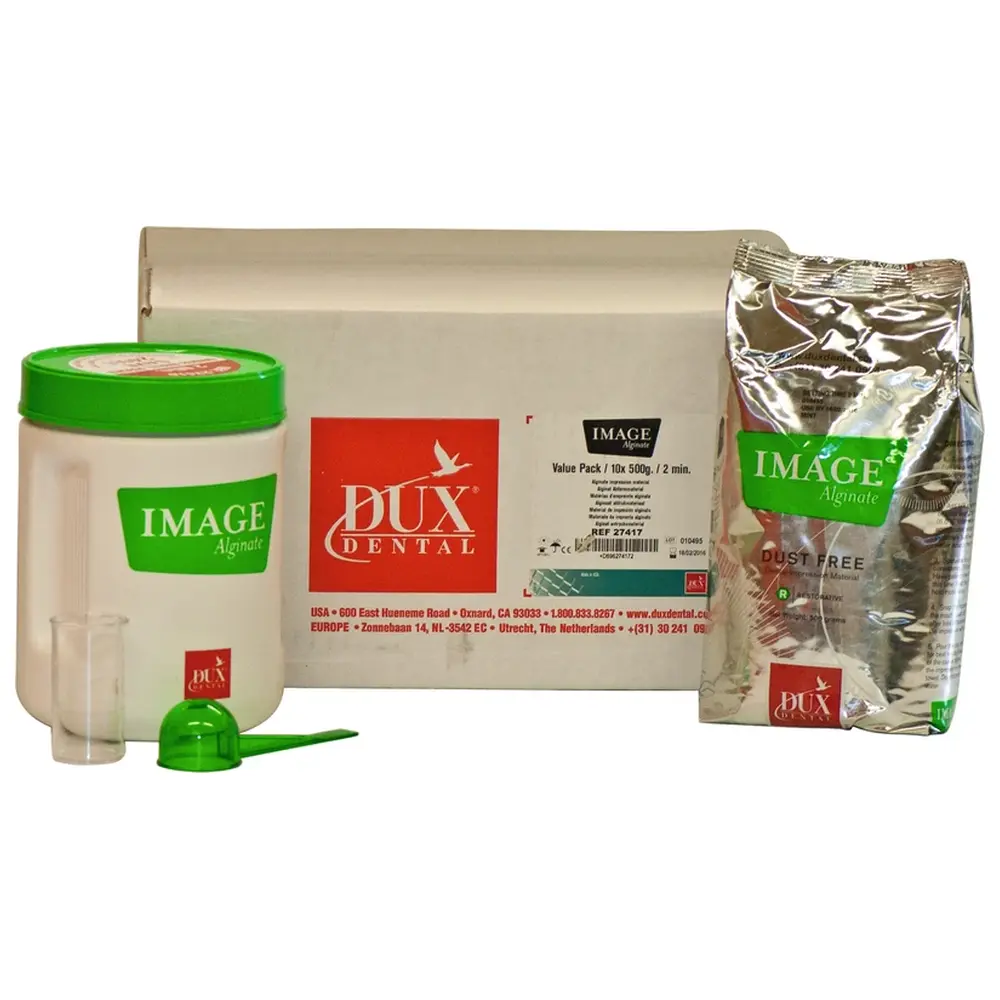 Kerr IMAGE Alginate - Klinikpackung 10 x 500 g Beutel SH, 1 Behälter, 1 Messbesteck, Minze, grün