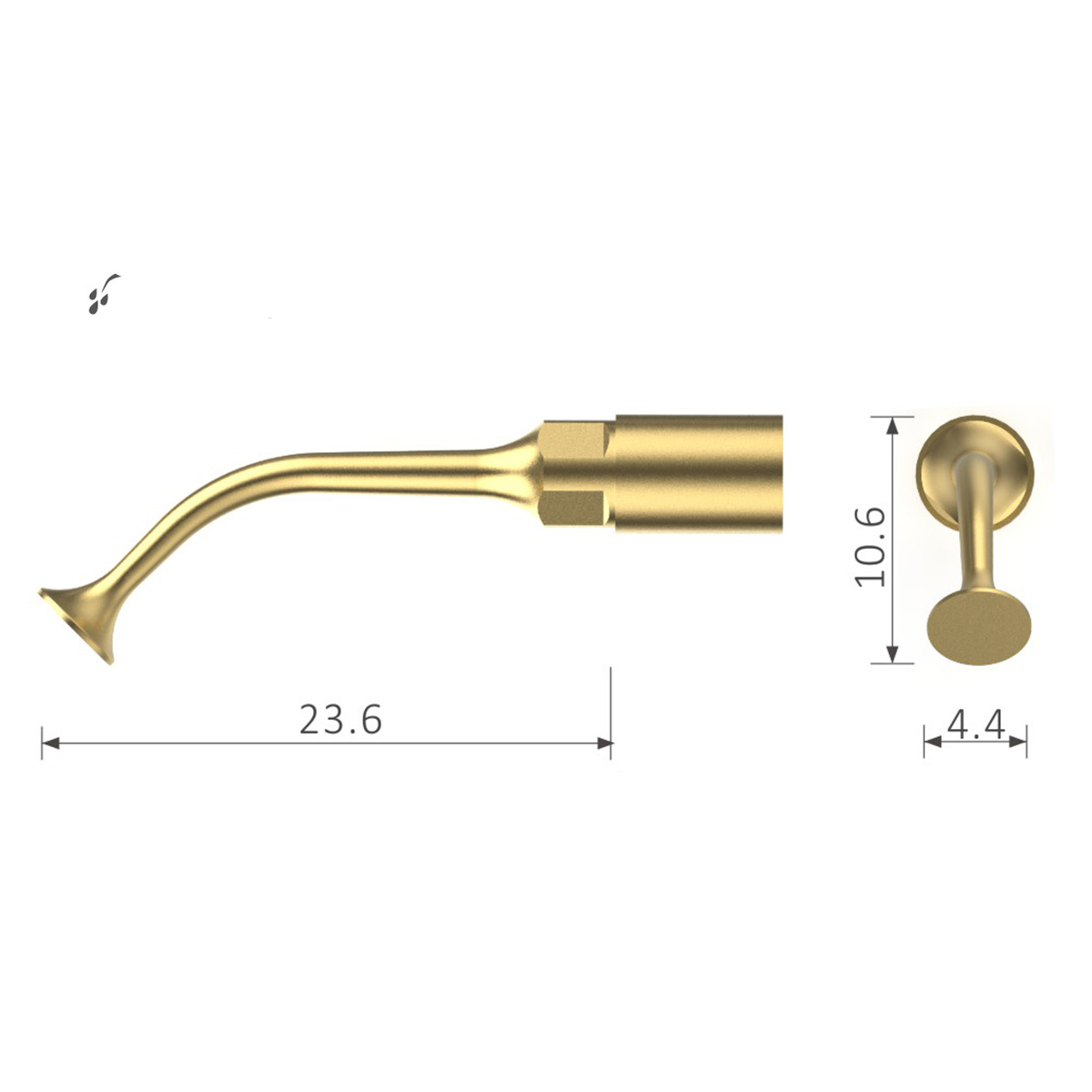 Xpedent Ultraschallspitze UL2 Sinuslifting (passend für den Einsatz mit MECTRON® Geräten)