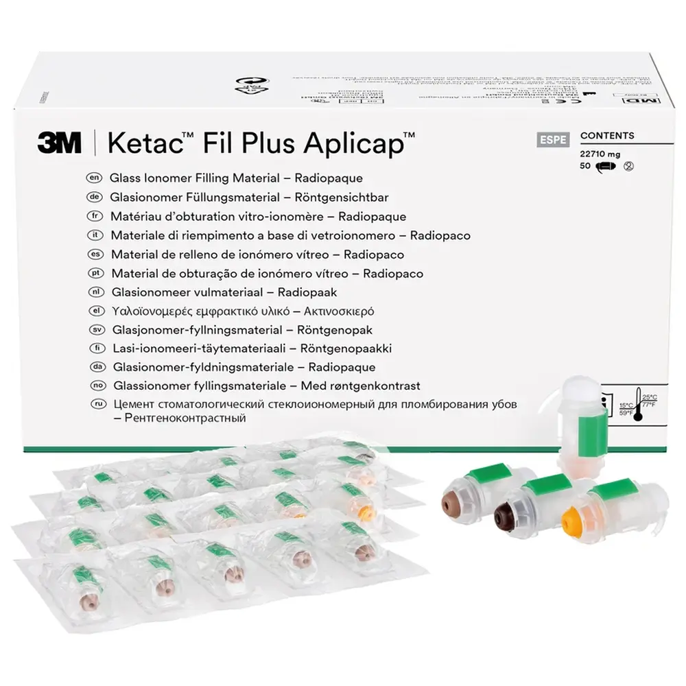 Solventum Dental Solutions Ketac™ Fil Plus - Normalpackung 50 Kapseln (A2, A3, A3,5, A4)