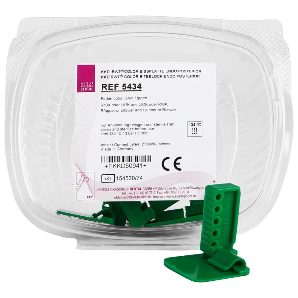 Kentzler-Kaschner RWT® Bissplatten - Packung 8 Bissplatten Endo, Posterior