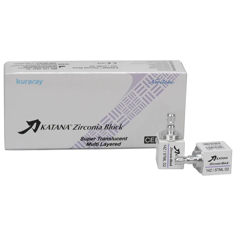 Kuraray Noritake KATANA™ Zirconia Block - Packung 2 Stück Größe 14Z, D2