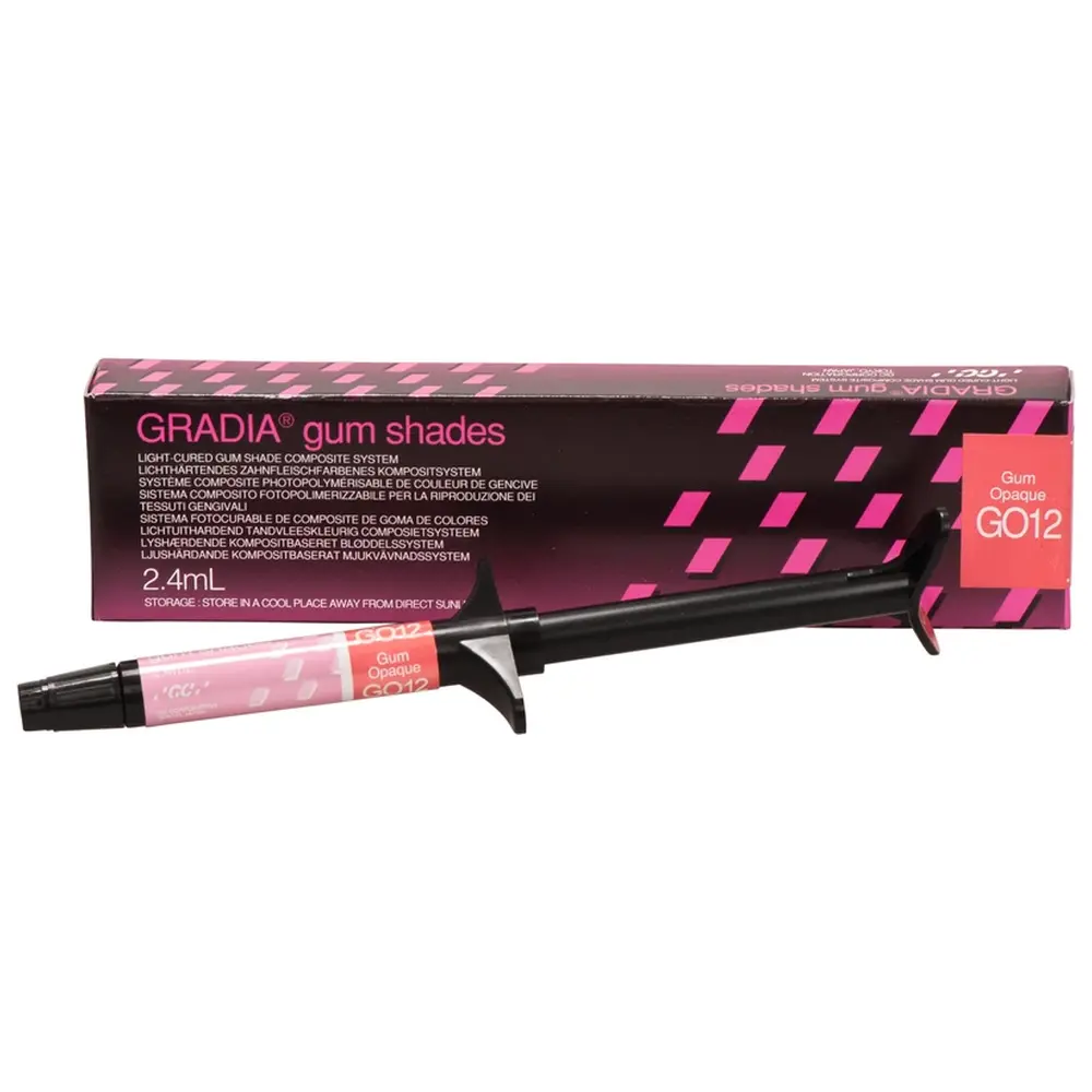 GC GRADIA® gum shades - Spritze 2,4 ml Paste opaque GO12