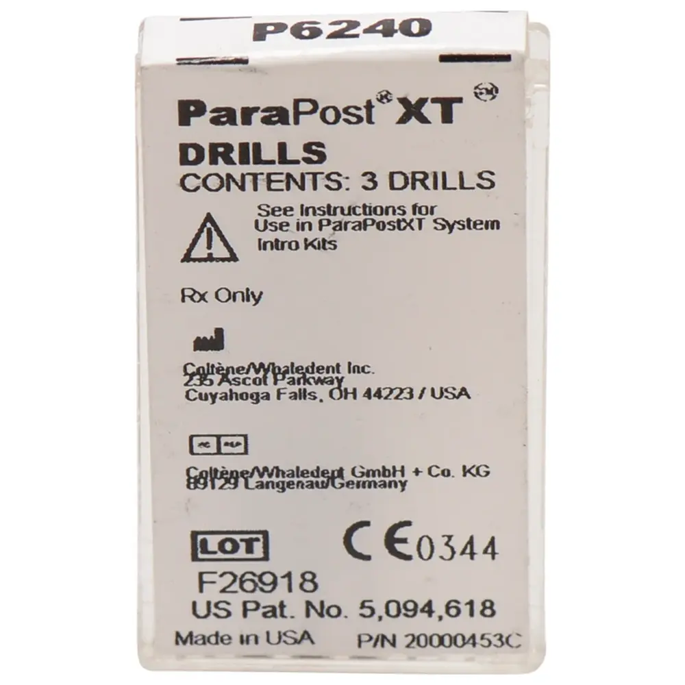 COLTENE ParaPost® XT™ Bohrer - Nachfüllpackung 3 Stück Ø 1 mm gelb
