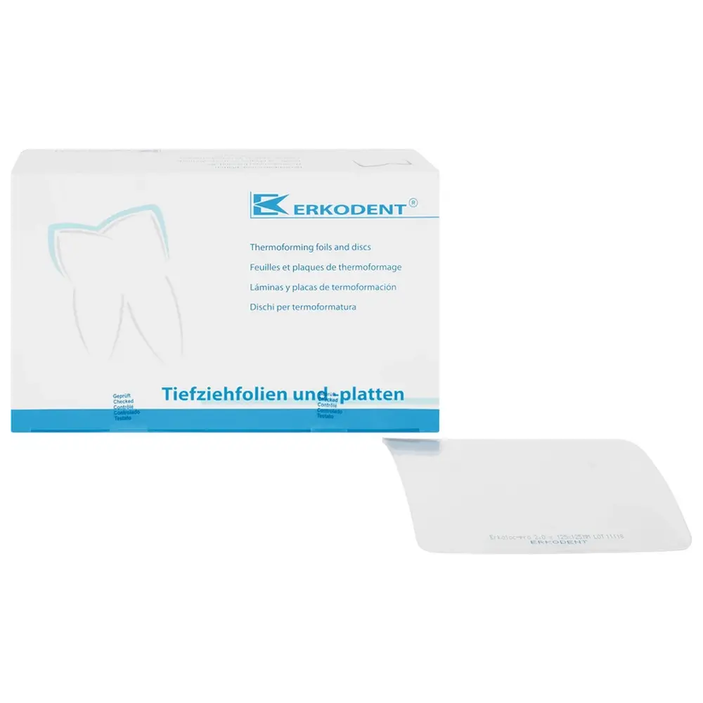 ERKODENT Erkoloc-pro - Packung 10 Stück 125 x 125 mm, Stärke 2 mm