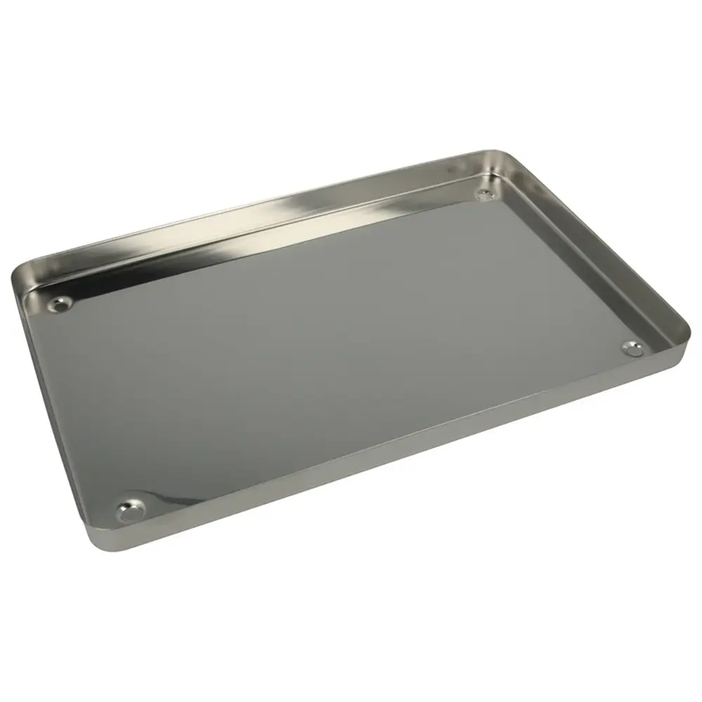 Euronda Norm-Tray Edelstahl - Stück Boden ungelocht
