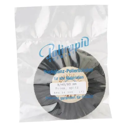 Polirapid Dr. Montemerlo GmbH & Co. KG PRIMA Rundbürste 3/40/80mm spitz 3-reihig m.HK St