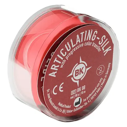 Dr. Jean Bausch GmbH & Co.KG Artikulationsseide 80my 16mm rot BK8 Ro 10m
