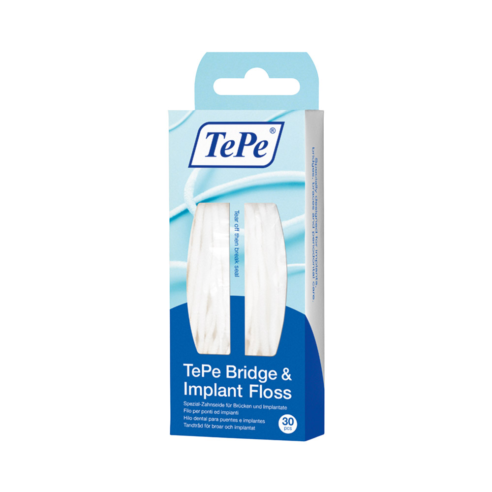 TePe Bridge & Implant Floss 30St