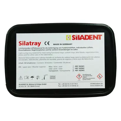 SILADENT Silatray - Box 50 Stück transparent, Minzegeschmack