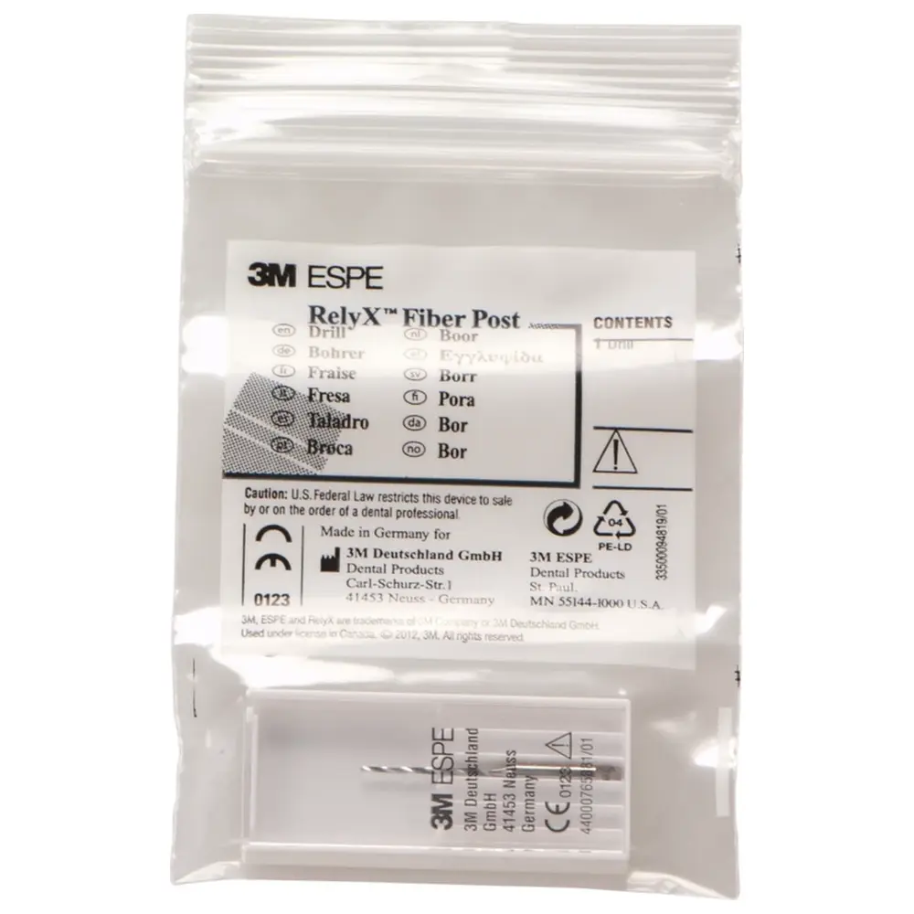Solventum Dental Solutions RelyX™ Fiber Post 3D Wurzelstiftbohrer - Stück Universalbohrer