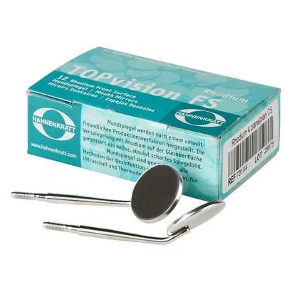 E.Hahnenkratt GmbH Mundspiegel TOPvision FS CS-Stiel 4 plan D22mm Pa 12