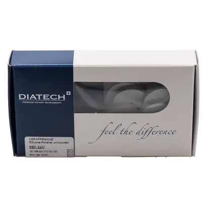 COLTENE DIATECH CERAPRESHINE - Packung 10 Stück unmontiert, weiß, Figur 372 Scheibe, 3 mm, ISO 220
