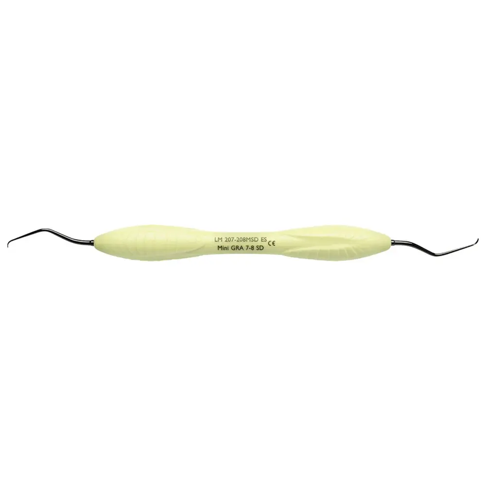 Medicom LM Sharp Diamond™ Mini Gracey - Stück Figur 7/8, Präm./Molaren, grün, LM-ErgoSense®-Griff