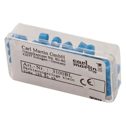 Carl Martin GmbH Markierungsringe klein blau Pa 120