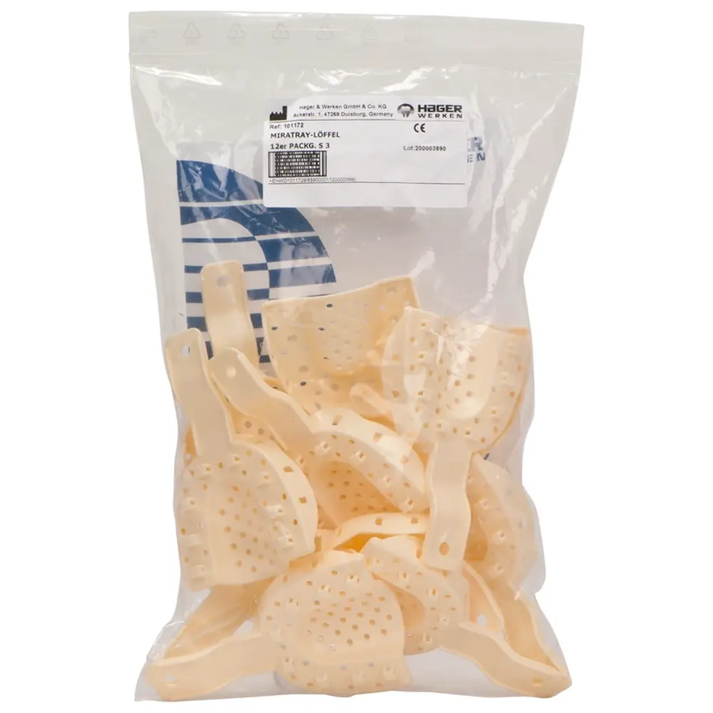 Hager & Werken MIRATRAY® - Packung 12 Stück OK S3, groß