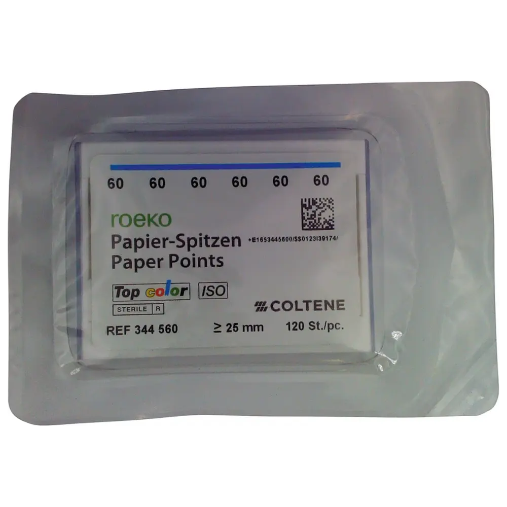 COLTENE roeko Papier Spitzen Top color - Packung 120 Stück ISO 060