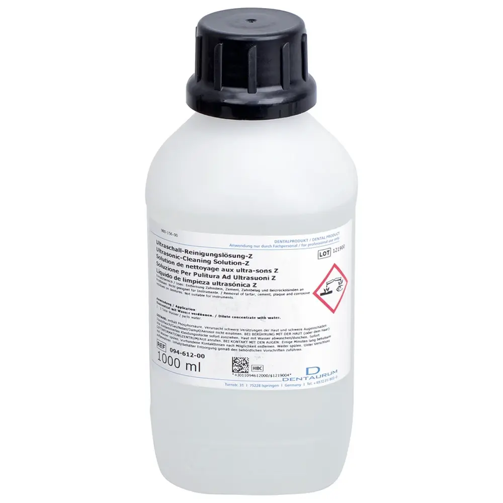 Dentaurum Ultraschall-Reinigungslösung - Flasche 1 Liter