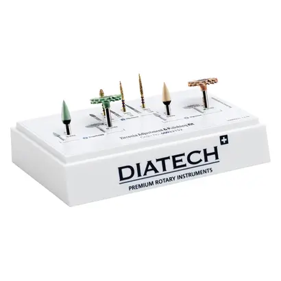 COLTENE DIATECH Zirconia Adjustment & Polishing - Kit 3 Diamanten, 4 Polierer