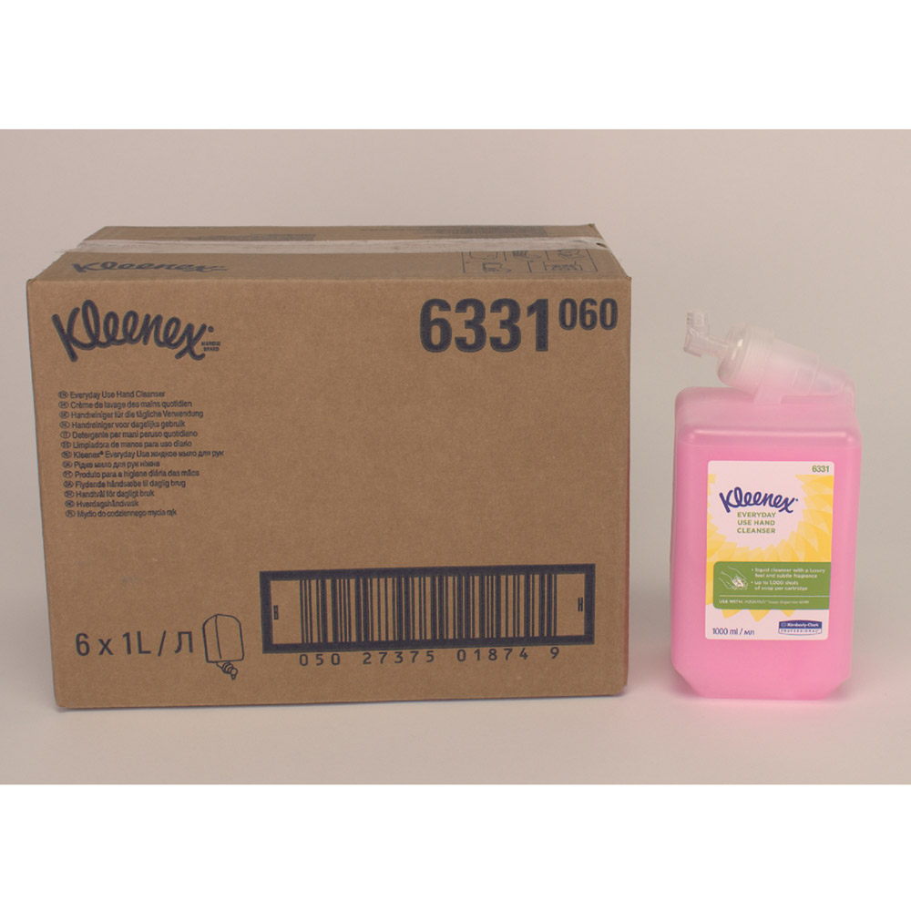 Waschlotion Kleenex pink parfümiert 6x1L