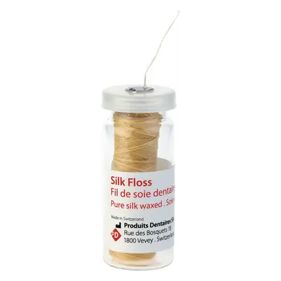 Produits Dentaires Silk Floss - Packung 12 x 100 m Zahnseide, gewachst