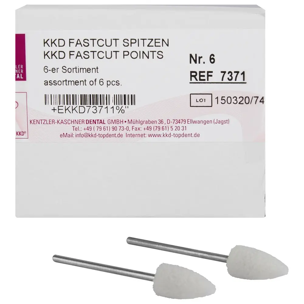 Kentzler-Kaschner KKD® Fastcut Spitzen - Packung 6 Stück Nr. 6