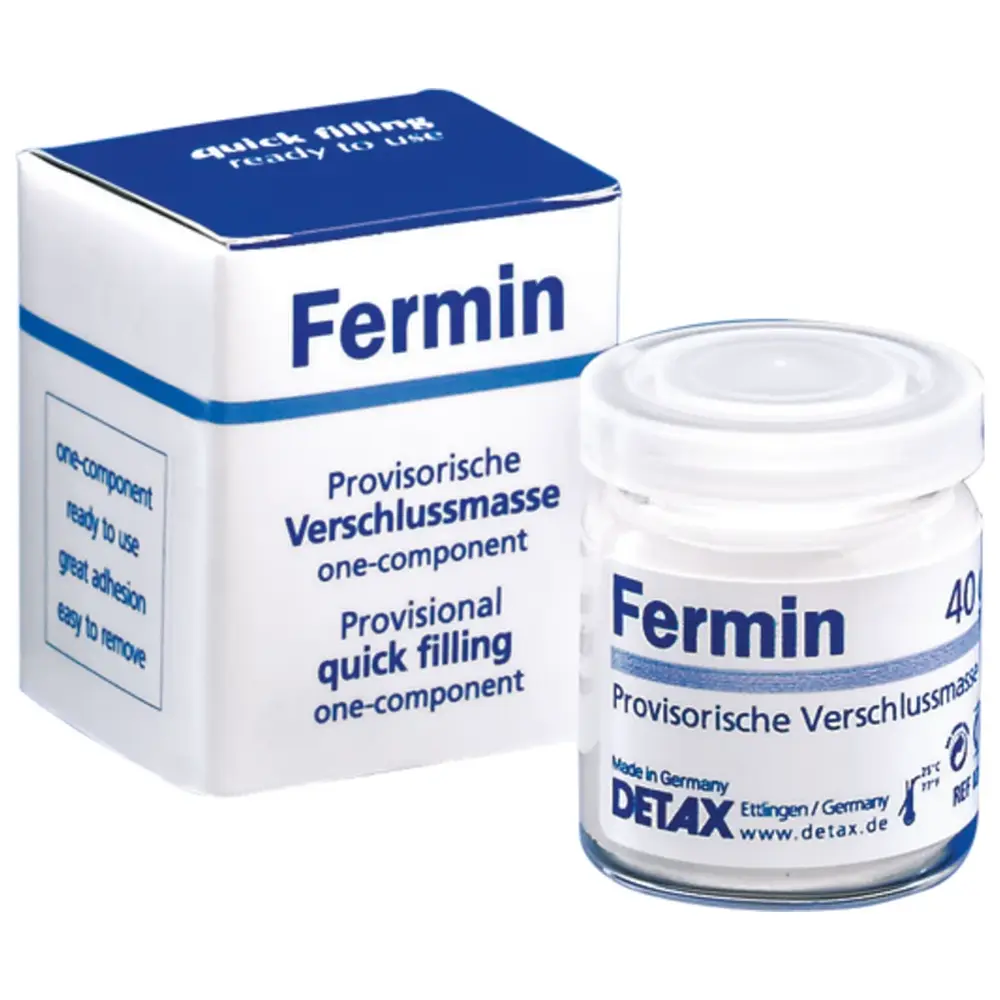 DETAX Fermin - Packung 40 g Glas-Tiegel weiß opaque DETAX Fermin - Packung 40 g Glas-Tiegel weiß opaque