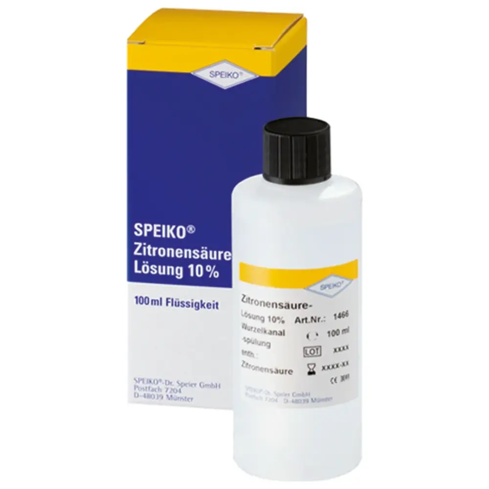 SPEIKO® Zitronensäure-Lösung 10% - Flasche 100 ml Lösung mit Easy-Quick Entnahmesystem