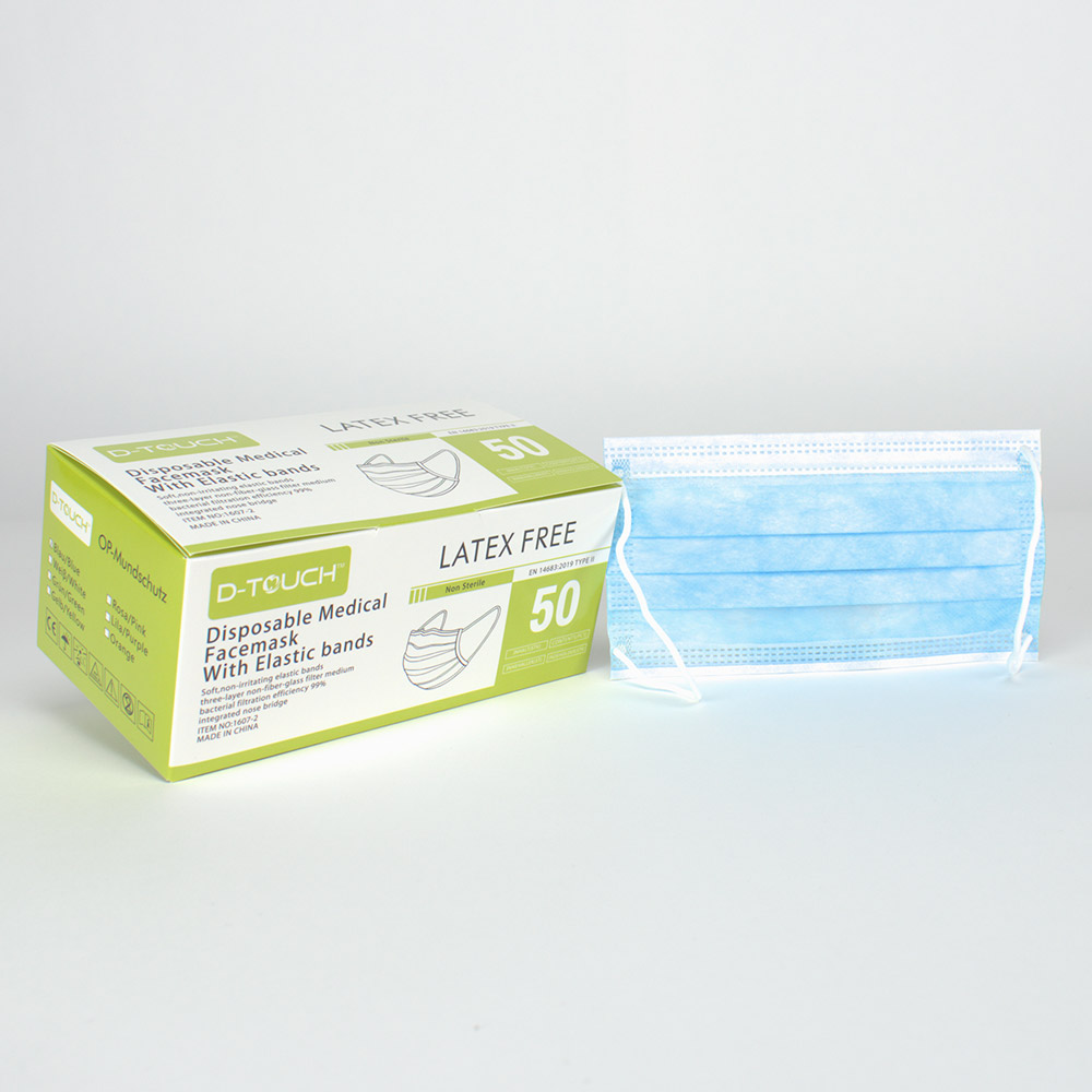 GX226802_dtouch_Mundschutz_blau_latexfrei_50St d-touch Mundschutz blau latexfrei 50St
