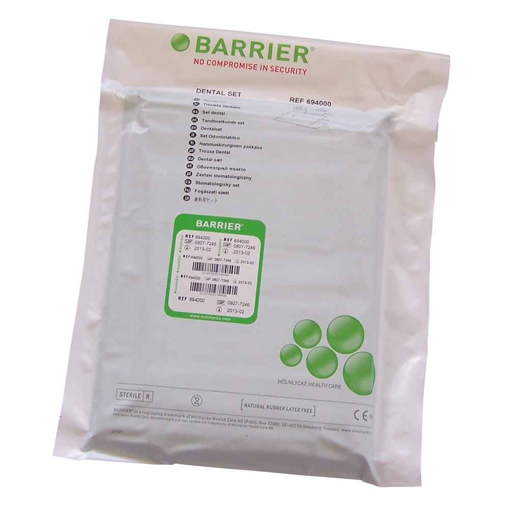 Barrier Abdecktuch 150x175cm 3lg 18St
