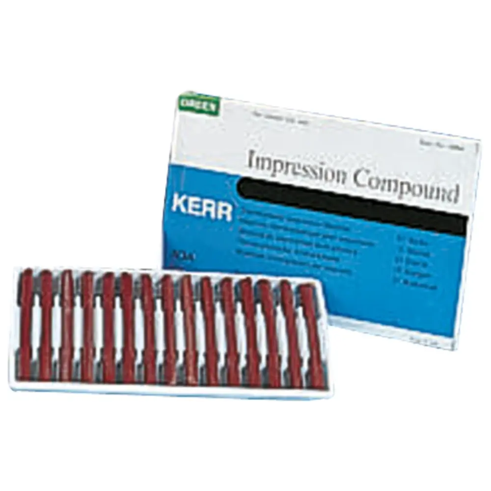 Kerr Impression Compound - Packung 15 Stangen rot Kerr Impression Compound - Packung 15 Stangen rot