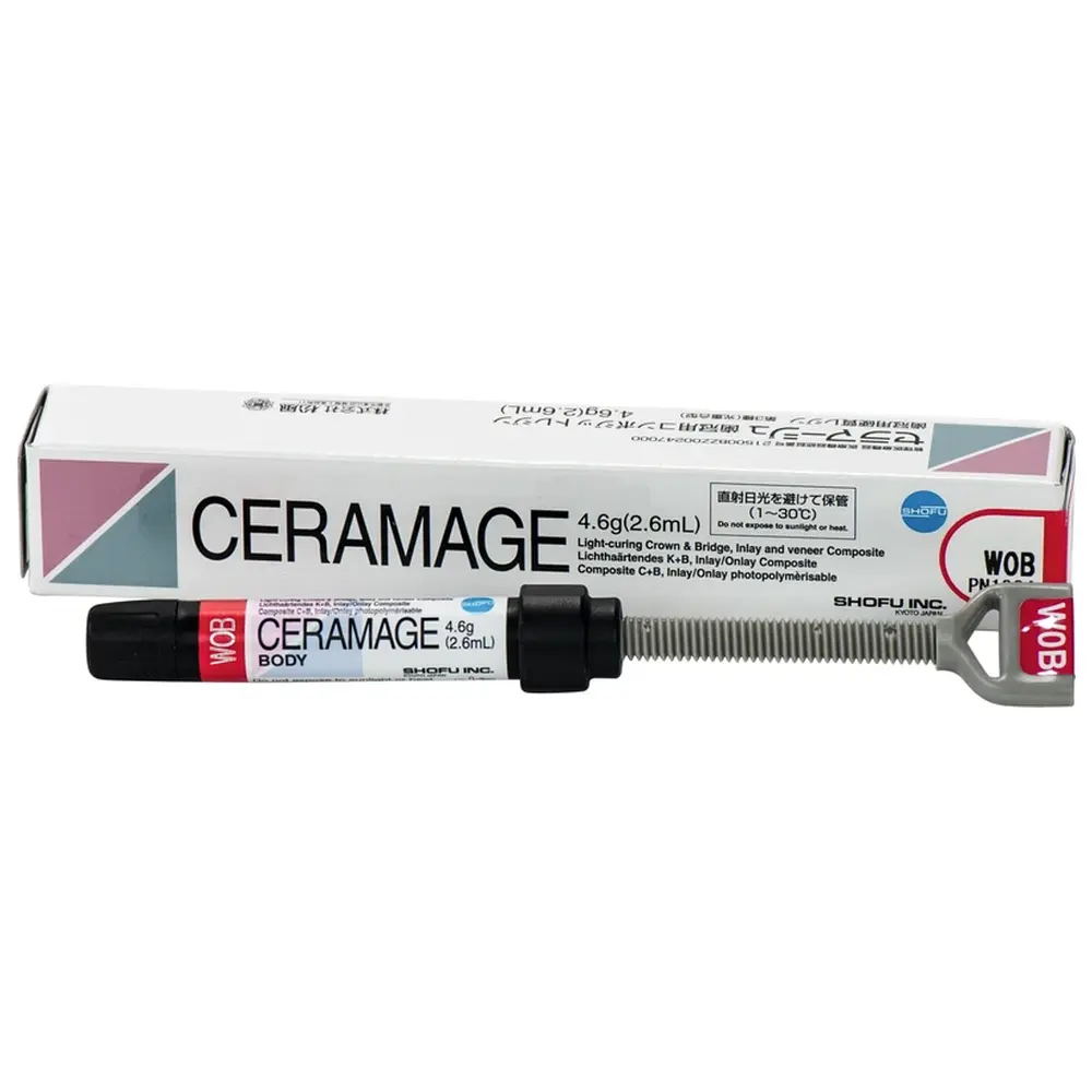 SHOFU CERAMAGE - Spritze 4,6 g Komposit dentin W0B
