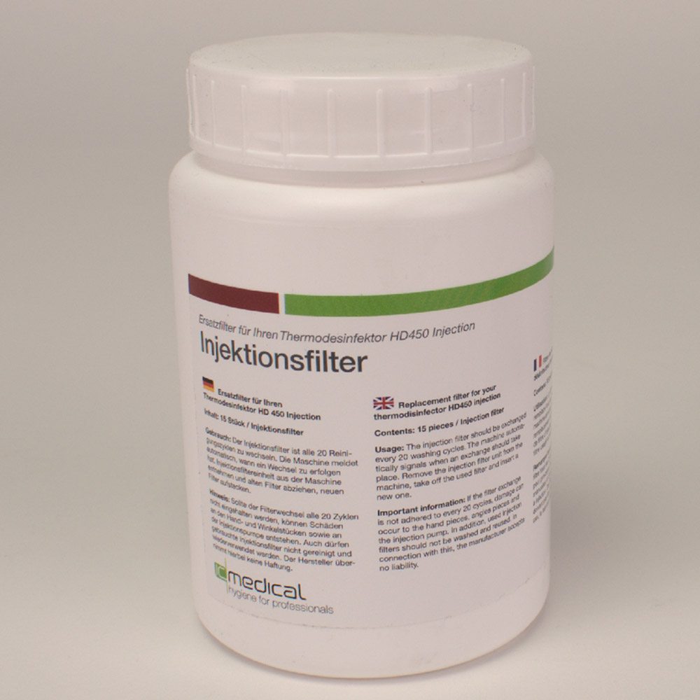 IC Medical Injektionsfilter f. HD450 15St