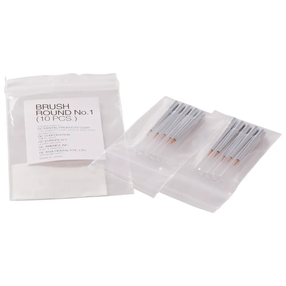 GC GRADIA Pinsel - Packung 10 Pinsel Nr. 1, rund